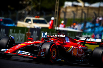 2024-07-19 - 16 Charles Leclerc, (MON) Scuderia Ferrari during the Hungarian GP, Budapest 18-21 July 2024 Formula 1 World championship 2024. - FORMULA 1 HUNGARIAN GRAND PRIX 2024 - PRACTICE 1 AND PRACTICE 2 - FORMULA 1 - MOTORS