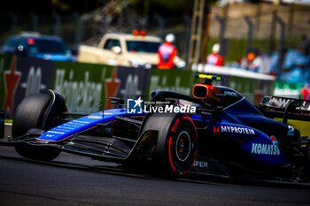 2024-07-19 - 02 Logan Sargeant, (USA) Williams Mercedes during the Hungarian GP, Budapest 18-21 July 2024 Formula 1 World championship 2024. - FORMULA 1 HUNGARIAN GRAND PRIX 2024 - PRACTICE 1 AND PRACTICE 2 - FORMULA 1 - MOTORS