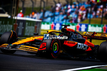 2024-07-19 - 81 Oscar Piastri, (AUS) McLaren Mercedes during the Hungarian GP, Budapest 18-21 July 2024 Formula 1 World championship 2024. - FORMULA 1 HUNGARIAN GRAND PRIX 2024 - PRACTICE 1 AND PRACTICE 2 - FORMULA 1 - MOTORS