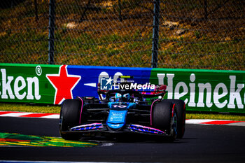 2024-07-19 - 10 Pierre Gasly, (FRA) Alpine F1 Team during the Hungarian GP, Budapest 18-21 July 2024 Formula 1 World championship 2024. - FORMULA 1 HUNGARIAN GRAND PRIX 2024 - PRACTICE 1 AND PRACTICE 2 - FORMULA 1 - MOTORS