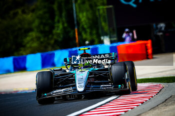 2024-07-19 - 44 Lewis Hamilton, (GRB) AMG Mercedes Ineos during the Hungarian GP, Budapest 18-21 July 2024 Formula 1 World championship 2024. - FORMULA 1 HUNGARIAN GRAND PRIX 2024 - PRACTICE 1 AND PRACTICE 2 - FORMULA 1 - MOTORS