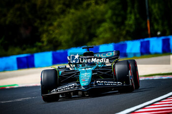 2024-07-19 - 18 Lance Stroll, (CND) Aramco Aston Martin Mercedes during the Hungarian GP, Budapest 18-21 July 2024 Formula 1 World championship 2024. - FORMULA 1 HUNGARIAN GRAND PRIX 2024 - PRACTICE 1 AND PRACTICE 2 - FORMULA 1 - MOTORS