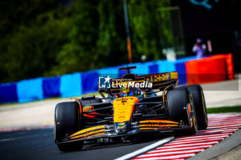 2024-07-19 - 81 Oscar Piastri, (AUS) McLaren Mercedes during the Hungarian GP, Budapest 18-21 July 2024 Formula 1 World championship 2024. - FORMULA 1 HUNGARIAN GRAND PRIX 2024 - PRACTICE 1 AND PRACTICE 2 - FORMULA 1 - MOTORS