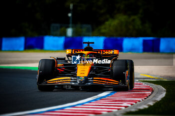 2024-07-19 - 81 Oscar Piastri, (AUS) McLaren Mercedes during the Hungarian GP, Budapest 18-21 July 2024 Formula 1 World championship 2024. - FORMULA 1 HUNGARIAN GRAND PRIX 2024 - PRACTICE 1 AND PRACTICE 2 - FORMULA 1 - MOTORS