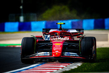 2024-07-19 - 55 Carlos Sainz, (ESP) Scuderia Ferrari during the Hungarian GP, Budapest 18-21 July 2024 Formula 1 World championship 2024. - FORMULA 1 HUNGARIAN GRAND PRIX 2024 - PRACTICE 1 AND PRACTICE 2 - FORMULA 1 - MOTORS