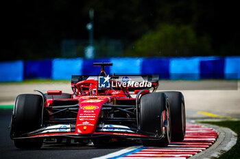 2024-07-19 - 16 Charles Leclerc, (MON) Scuderia Ferrari during the Hungarian GP, Budapest 18-21 July 2024 Formula 1 World championship 2024. - FORMULA 1 HUNGARIAN GRAND PRIX 2024 - PRACTICE 1 AND PRACTICE 2 - FORMULA 1 - MOTORS