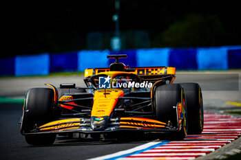 2024-07-19 - 81 Oscar Piastri, (AUS) McLaren Mercedes during the Hungarian GP, Budapest 18-21 July 2024 Formula 1 World championship 2024. - FORMULA 1 HUNGARIAN GRAND PRIX 2024 - PRACTICE 1 AND PRACTICE 2 - FORMULA 1 - MOTORS