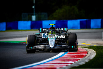 2024-07-19 - 44 Lewis Hamilton, (GRB) AMG Mercedes Ineos during the Hungarian GP, Budapest 18-21 July 2024 Formula 1 World championship 2024. - FORMULA 1 HUNGARIAN GRAND PRIX 2024 - PRACTICE 1 AND PRACTICE 2 - FORMULA 1 - MOTORS