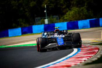 2024-07-19 - 02 Logan Sargeant, (USA) Williams Mercedes during the Hungarian GP, Budapest 18-21 July 2024 Formula 1 World championship 2024. - FORMULA 1 HUNGARIAN GRAND PRIX 2024 - PRACTICE 1 AND PRACTICE 2 - FORMULA 1 - MOTORS