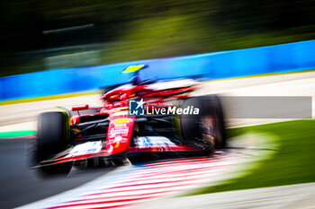 2024-07-19 - 55 Carlos Sainz, (ESP) Scuderia Ferrari during the Hungarian GP, Budapest 18-21 July 2024 Formula 1 World championship 2024. - FORMULA 1 HUNGARIAN GRAND PRIX 2024 - PRACTICE 1 AND PRACTICE 2 - FORMULA 1 - MOTORS