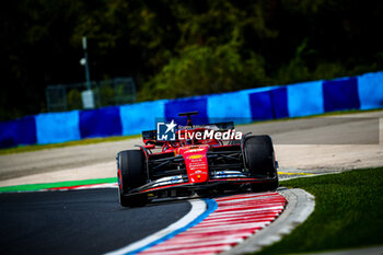 2024-07-19 - 16 Charles Leclerc, (MON) Scuderia Ferrari during the Hungarian GP, Budapest 18-21 July 2024 Formula 1 World championship 2024. - FORMULA 1 HUNGARIAN GRAND PRIX 2024 - PRACTICE 1 AND PRACTICE 2 - FORMULA 1 - MOTORS