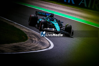 2024-07-19 - 18 Lance Stroll, (CND) Aramco Aston Martin Mercedes during the Hungarian GP, Budapest 18-21 July 2024 Formula 1 World championship 2024. - FORMULA 1 HUNGARIAN GRAND PRIX 2024 - PRACTICE 1 AND PRACTICE 2 - FORMULA 1 - MOTORS