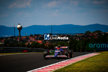 2024-07-19 - 22 Yuki Tsunoda, (JAP) Visa Cash App, Racing Bulls, Honda during the Hungarian GP, Budapest 18-21 July 2024 Formula 1 World championship 2024. - FORMULA 1 HUNGARIAN GRAND PRIX 2024 - PRACTICE 1 AND PRACTICE 2 - FORMULA 1 - MOTORS