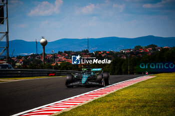 2024-07-19 - 18 Lance Stroll, (CND) Aramco Aston Martin Mercedes during the Hungarian GP, Budapest 18-21 July 2024 Formula 1 World championship 2024. - FORMULA 1 HUNGARIAN GRAND PRIX 2024 - PRACTICE 1 AND PRACTICE 2 - FORMULA 1 - MOTORS