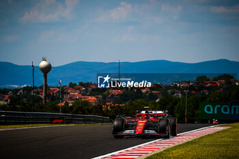 2024-07-19 - 55 Carlos Sainz, (ESP) Scuderia Ferrari during the Hungarian GP, Budapest 18-21 July 2024 Formula 1 World championship 2024. - FORMULA 1 HUNGARIAN GRAND PRIX 2024 - PRACTICE 1 AND PRACTICE 2 - FORMULA 1 - MOTORS