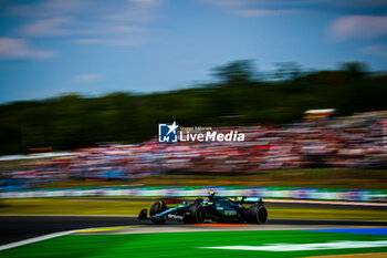 2024-07-19 - 14 Fernando Alonso, (ESP) Aramco Aston Martin Mercedes during the Hungarian GP, Budapest 18-21 July 2024 Formula 1 World championship 2024. - FORMULA 1 HUNGARIAN GRAND PRIX 2024 - PRACTICE 1 AND PRACTICE 2 - FORMULA 1 - MOTORS