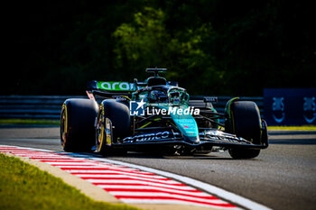 2024-07-19 - 14 Fernando Alonso, (ESP) Aramco Aston Martin Mercedes during the Hungarian GP, Budapest 18-21 July 2024 Formula 1 World championship 2024. - FORMULA 1 HUNGARIAN GRAND PRIX 2024 - PRACTICE 1 AND PRACTICE 2 - FORMULA 1 - MOTORS