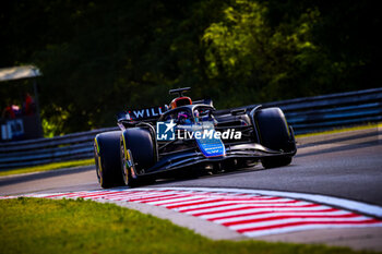 2024-07-19 - 23 Alex Albon, (GRB) Williams Mercedes during the Hungarian GP, Budapest 18-21 July 2024 Formula 1 World championship 2024. - FORMULA 1 HUNGARIAN GRAND PRIX 2024 - PRACTICE 1 AND PRACTICE 2 - FORMULA 1 - MOTORS