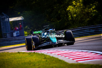 2024-07-19 - 18 Lance Stroll, (CND) Aramco Aston Martin Mercedes during the Hungarian GP, Budapest 18-21 July 2024 Formula 1 World championship 2024. - FORMULA 1 HUNGARIAN GRAND PRIX 2024 - PRACTICE 1 AND PRACTICE 2 - FORMULA 1 - MOTORS