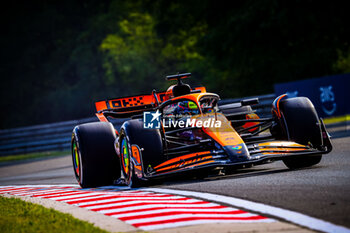 2024-07-19 - 81 Oscar Piastri, (AUS) McLaren Mercedes during the Hungarian GP, Budapest 18-21 July 2024 Formula 1 World championship 2024. - FORMULA 1 HUNGARIAN GRAND PRIX 2024 - PRACTICE 1 AND PRACTICE 2 - FORMULA 1 - MOTORS