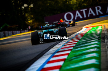 2024-07-19 - 18 Lance Stroll, (CND) Aramco Aston Martin Mercedes during the Hungarian GP, Budapest 18-21 July 2024 Formula 1 World championship 2024. - FORMULA 1 HUNGARIAN GRAND PRIX 2024 - PRACTICE 1 AND PRACTICE 2 - FORMULA 1 - MOTORS