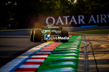 2024-07-19 - 18 Lance Stroll, (CND) Aramco Aston Martin Mercedes during the Hungarian GP, Budapest 18-21 July 2024 Formula 1 World championship 2024. - FORMULA 1 HUNGARIAN GRAND PRIX 2024 - PRACTICE 1 AND PRACTICE 2 - FORMULA 1 - MOTORS