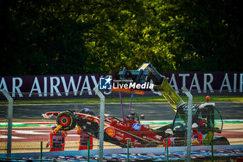 2024-07-19 - 16 Charles Leclerc, (MON) Scuderia Ferrari during the Hungarian GP, Budapest 18-21 July 2024 Formula 1 World championship 2024. - FORMULA 1 HUNGARIAN GRAND PRIX 2024 - PRACTICE 1 AND PRACTICE 2 - FORMULA 1 - MOTORS