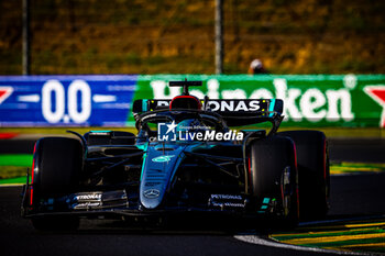 2024-07-19 - 63 George Russell, (GRB) AMG Mercedes Ineos during the Hungarian GP, Budapest 18-21 July 2024 Formula 1 World championship 2024. - FORMULA 1 HUNGARIAN GRAND PRIX 2024 - PRACTICE 1 AND PRACTICE 2 - FORMULA 1 - MOTORS