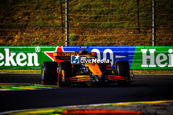 2024-07-19 - 04 Lando Norris, (GRB) McLaren Mercedes during the Hungarian GP, Budapest 18-21 July 2024 Formula 1 World championship 2024. - FORMULA 1 HUNGARIAN GRAND PRIX 2024 - PRACTICE 1 AND PRACTICE 2 - FORMULA 1 - MOTORS