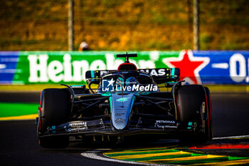 2024-07-19 - 63 George Russell, (GRB) AMG Mercedes Ineos during the Hungarian GP, Budapest 18-21 July 2024 Formula 1 World championship 2024. - FORMULA 1 HUNGARIAN GRAND PRIX 2024 - PRACTICE 1 AND PRACTICE 2 - FORMULA 1 - MOTORS