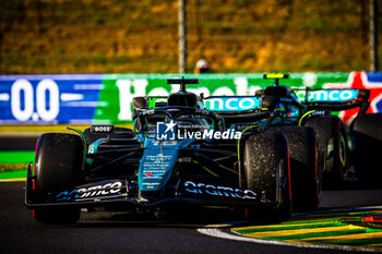 2024-07-19 - 18 Lance Stroll, (CND) Aramco Aston Martin Mercedes during the Hungarian GP, Budapest 18-21 July 2024 Formula 1 World championship 2024. - FORMULA 1 HUNGARIAN GRAND PRIX 2024 - PRACTICE 1 AND PRACTICE 2 - FORMULA 1 - MOTORS