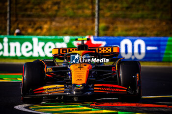 2024-07-19 - 04 Lando Norris, (GRB) McLaren Mercedes during the Hungarian GP, Budapest 18-21 July 2024 Formula 1 World championship 2024. - FORMULA 1 HUNGARIAN GRAND PRIX 2024 - PRACTICE 1 AND PRACTICE 2 - FORMULA 1 - MOTORS