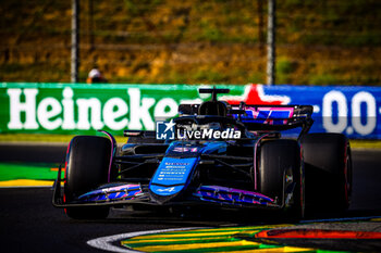 2024-07-19 - 31 Esteban Ocon, (FRA) Alpine F1 Team during the Hungarian GP, Budapest 18-21 July 2024 Formula 1 World championship 2024. - FORMULA 1 HUNGARIAN GRAND PRIX 2024 - PRACTICE 1 AND PRACTICE 2 - FORMULA 1 - MOTORS