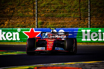 2024-07-19 - 55 Carlos Sainz, (ESP) Scuderia Ferrari during the Hungarian GP, Budapest 18-21 July 2024 Formula 1 World championship 2024. - FORMULA 1 HUNGARIAN GRAND PRIX 2024 - PRACTICE 1 AND PRACTICE 2 - FORMULA 1 - MOTORS