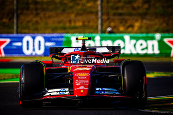 2024-07-19 - 55 Carlos Sainz, (ESP) Scuderia Ferrari during the Hungarian GP, Budapest 18-21 July 2024 Formula 1 World championship 2024. - FORMULA 1 HUNGARIAN GRAND PRIX 2024 - PRACTICE 1 AND PRACTICE 2 - FORMULA 1 - MOTORS