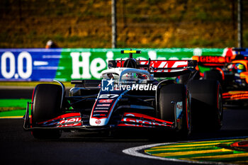 2024-07-19 - 27 Nico Hulkenberg, (GER) Haas F1 Team during the Hungarian GP, Budapest 18-21 July 2024 Formula 1 World championship 2024. - FORMULA 1 HUNGARIAN GRAND PRIX 2024 - PRACTICE 1 AND PRACTICE 2 - FORMULA 1 - MOTORS