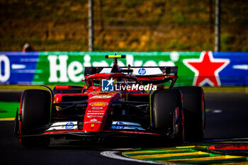 2024-07-19 - 55 Carlos Sainz, (ESP) Scuderia Ferrari during the Hungarian GP, Budapest 18-21 July 2024 Formula 1 World championship 2024. - FORMULA 1 HUNGARIAN GRAND PRIX 2024 - PRACTICE 1 AND PRACTICE 2 - FORMULA 1 - MOTORS