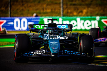 2024-07-19 - 18 Lance Stroll, (CND) Aramco Aston Martin Mercedes during the Hungarian GP, Budapest 18-21 July 2024 Formula 1 World championship 2024. - FORMULA 1 HUNGARIAN GRAND PRIX 2024 - PRACTICE 1 AND PRACTICE 2 - FORMULA 1 - MOTORS