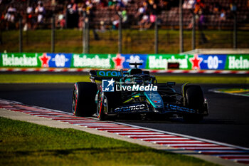 2024-07-19 - 18 Lance Stroll, (CND) Aramco Aston Martin Mercedes during the Hungarian GP, Budapest 18-21 July 2024 Formula 1 World championship 2024. - FORMULA 1 HUNGARIAN GRAND PRIX 2024 - PRACTICE 1 AND PRACTICE 2 - FORMULA 1 - MOTORS