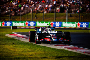 2024-07-19 - 27 Nico Hulkenberg, (GER) Haas F1 Team during the Hungarian GP, Budapest 18-21 July 2024 Formula 1 World championship 2024. - FORMULA 1 HUNGARIAN GRAND PRIX 2024 - PRACTICE 1 AND PRACTICE 2 - FORMULA 1 - MOTORS