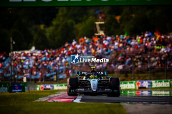 2024-07-19 - 44 Lewis Hamilton, (GRB) AMG Mercedes Ineos during the Hungarian GP, Budapest 18-21 July 2024 Formula 1 World championship 2024. - FORMULA 1 HUNGARIAN GRAND PRIX 2024 - PRACTICE 1 AND PRACTICE 2 - FORMULA 1 - MOTORS