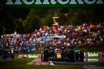 2024-07-19 - 01 Max Verstappen, (NED) Oracle Red Bull Racing, Honda during the Hungarian GP, Budapest 18-21 July 2024 Formula 1 World championship 2024. - FORMULA 1 HUNGARIAN GRAND PRIX 2024 - PRACTICE 1 AND PRACTICE 2 - FORMULA 1 - MOTORS