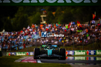 2024-07-19 - 18 Lance Stroll, (CND) Aramco Aston Martin Mercedes during the Hungarian GP, Budapest 18-21 July 2024 Formula 1 World championship 2024. - FORMULA 1 HUNGARIAN GRAND PRIX 2024 - PRACTICE 1 AND PRACTICE 2 - FORMULA 1 - MOTORS