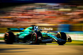 2024-07-19 - 18 Lance Stroll, (CND) Aramco Aston Martin Mercedes during the Hungarian GP, Budapest 18-21 July 2024 Formula 1 World championship 2024. - FORMULA 1 HUNGARIAN GRAND PRIX 2024 - PRACTICE 1 AND PRACTICE 2 - FORMULA 1 - MOTORS