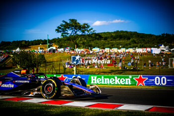 2024-07-19 - 23 Alex Albon, (GRB) Williams Mercedes during the Hungarian GP, Budapest 18-21 July 2024 Formula 1 World championship 2024. - FORMULA 1 HUNGARIAN GRAND PRIX 2024 - PRACTICE 1 AND PRACTICE 2 - FORMULA 1 - MOTORS