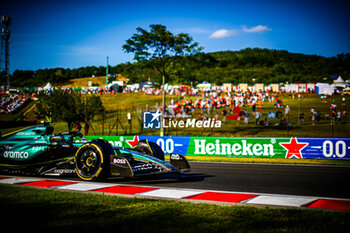 2024-07-19 - 14 Fernando Alonso, (ESP) Aramco Aston Martin Mercedes during the Hungarian GP, Budapest 18-21 July 2024 Formula 1 World championship 2024. - FORMULA 1 HUNGARIAN GRAND PRIX 2024 - PRACTICE 1 AND PRACTICE 2 - FORMULA 1 - MOTORS