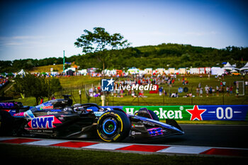 2024-07-19 - 31 Esteban Ocon, (FRA) Alpine F1 Team during the Hungarian GP, Budapest 18-21 July 2024 Formula 1 World championship 2024. - FORMULA 1 HUNGARIAN GRAND PRIX 2024 - PRACTICE 1 AND PRACTICE 2 - FORMULA 1 - MOTORS