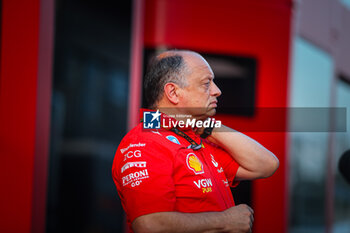 2024-07-19 - Frederic Vasseur, Team Principal of the Scuderia Ferrari during the Hungarian GP, Budapest 18-21 July 2024 Formula 1 World championship 2024. - FORMULA 1 HUNGARIAN GRAND PRIX 2024 - PRACTICE 1 AND PRACTICE 2 - FORMULA 1 - MOTORS