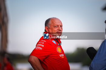 2024-07-19 - Frederic Vasseur, Team Principal of the Scuderia Ferrari during the Hungarian GP, Budapest 18-21 July 2024 Formula 1 World championship 2024. - FORMULA 1 HUNGARIAN GRAND PRIX 2024 - PRACTICE 1 AND PRACTICE 2 - FORMULA 1 - MOTORS