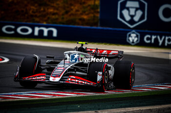 2024-07-20 - 27 Nico Hulkenberg, (GER) Haas F1 Team during the Hungarian GP, Budapest 18-21 July 2024 Formula 1 World championship 2024. - FORMULA 1 HUNGARIAN GRAND PRIX 2024 - PRACTICE 3 AND QUALIFYING - FORMULA 1 - MOTORS